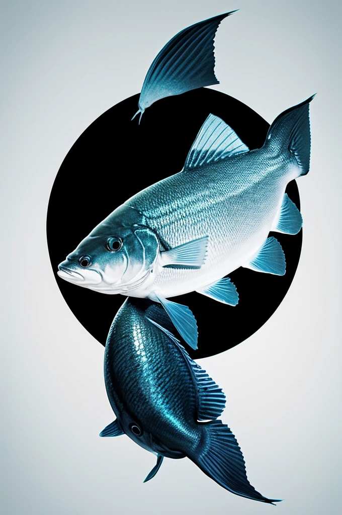 Phantom Fish written in white colour on black screen for Android wallpaper