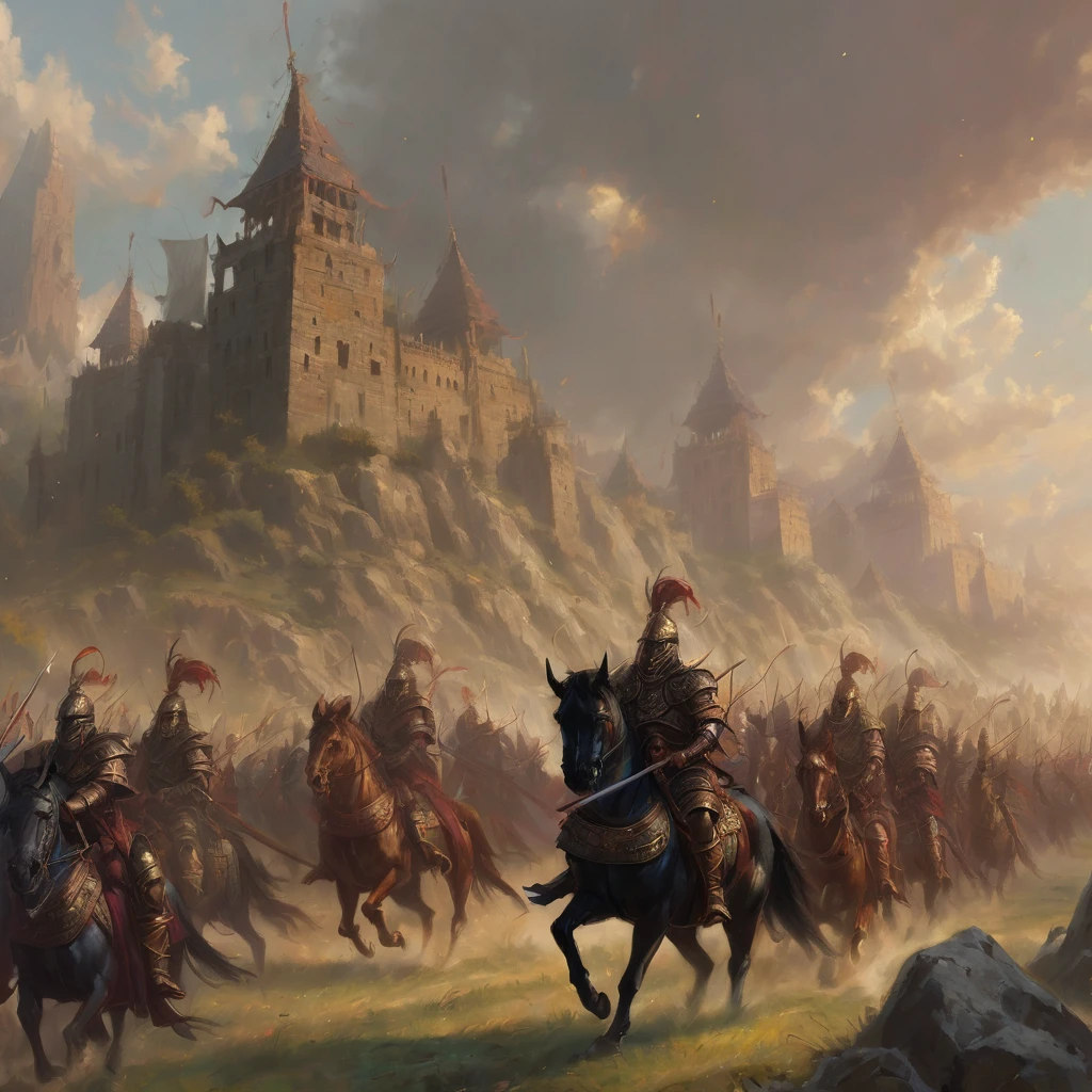 Ancient army fantasy artwork