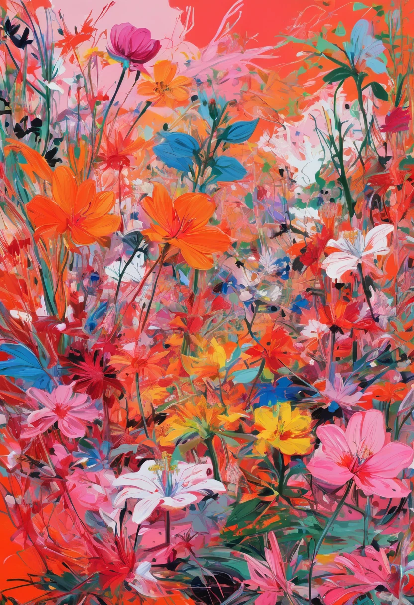 graffiti, scribble, Cartoon by Petra Cortright, Highest quality, masterpiece, Nature Artwork, Representative works, Official Art, Professional, Extremely elaborate details, 8K, Nature Art, Colorful background