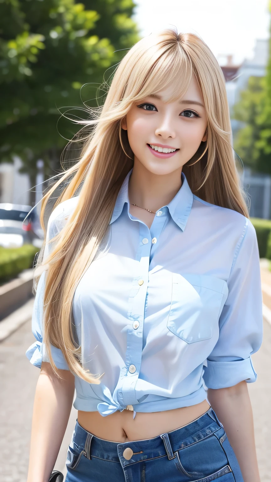 Sexy big ,15 year old beautiful girl looks sexy and cute&Cute beautiful sexy face、A strong wind blows my hair in front of my face,Beautiful light metallic blonde short hairstyle、Her long hair hides her beautiful, cute and sexy eyes.。、Belly button shirt、Very short ruffled miniskirt、Turn around and look at me with a smile、Cute eyes hidden by long bangs、yawn、Double teeth、Reduces the appearance of nasolabial folds、Fluttering mini skirt、Feminine clothing、
