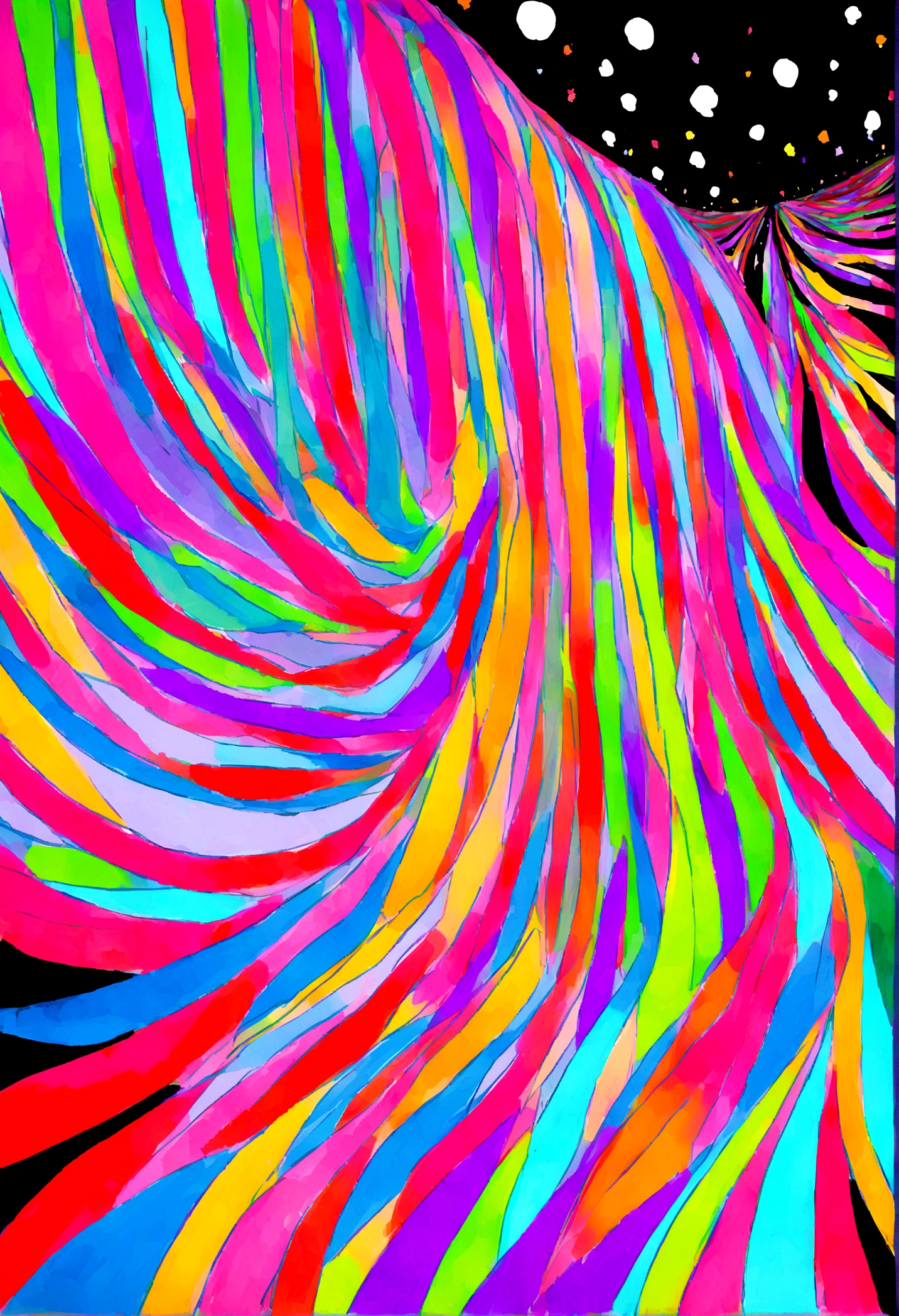 Summer festival、Japan、Bon dance、oil、Low contrast colors