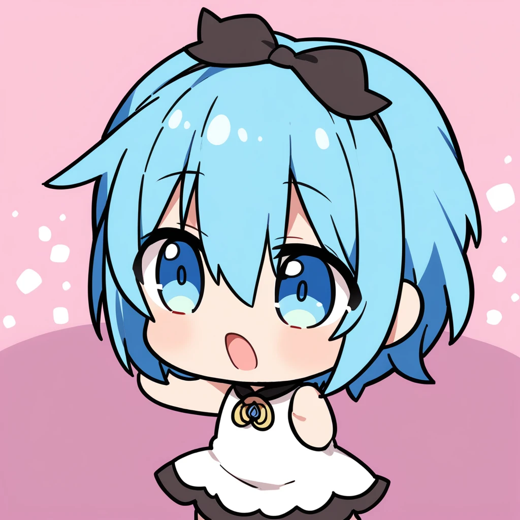 glutton、girl、Blue Hair、RECENT、BOLD、
chibi anime