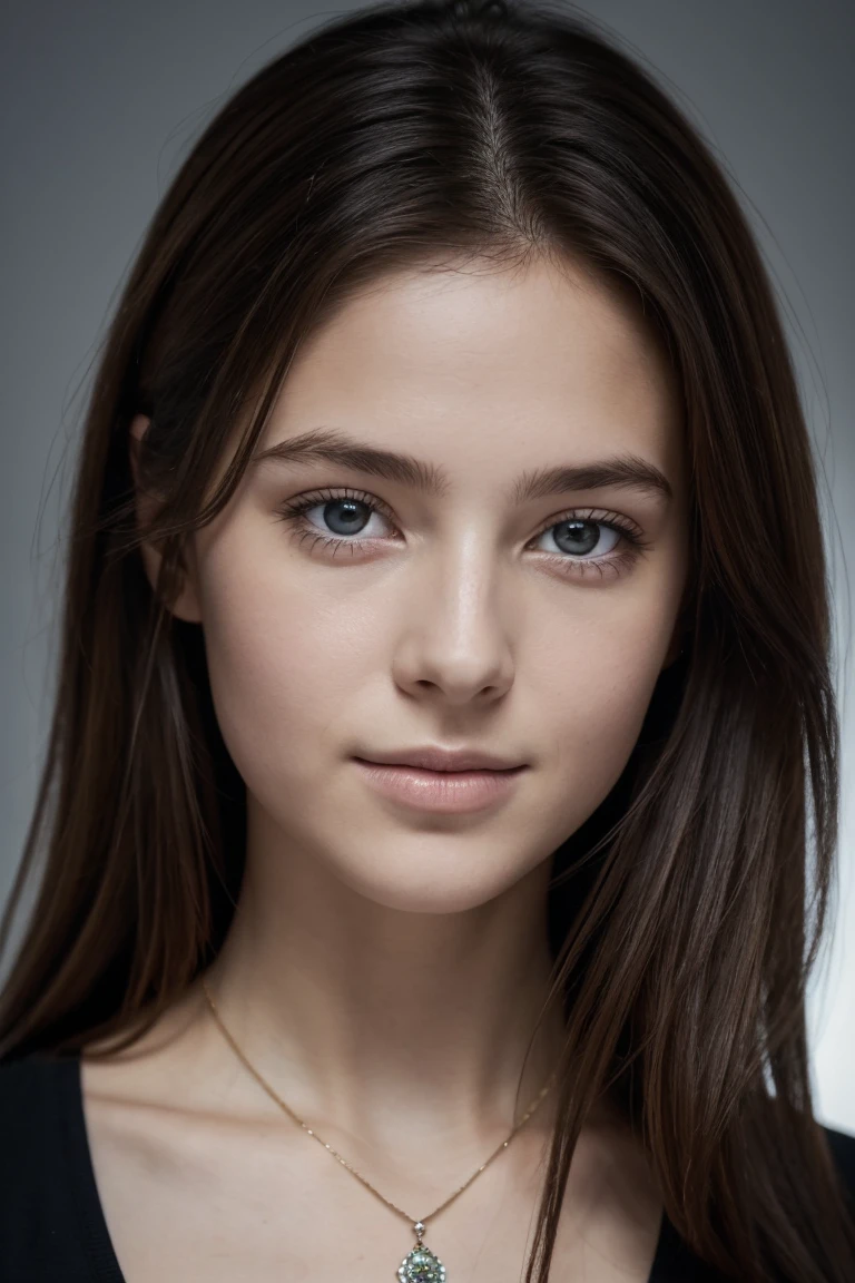 Un portrait photoréaliste d'une jeune fille russe de 20 ans aux longues, cheveux blonds flottants et yeux marron frappants. Elle devrait avoir un naturel, expression accessible et être illuminé par la douceur, soleil de l'heure d'or. L'arrière-plan doit être un décor extérieur pittoresque, peut-être un parc ou une plage ensoleillé. Capturez cette image avec une photo haute résolution à l'aide d'un objectif 85 mm pour une perspective flatteuse.