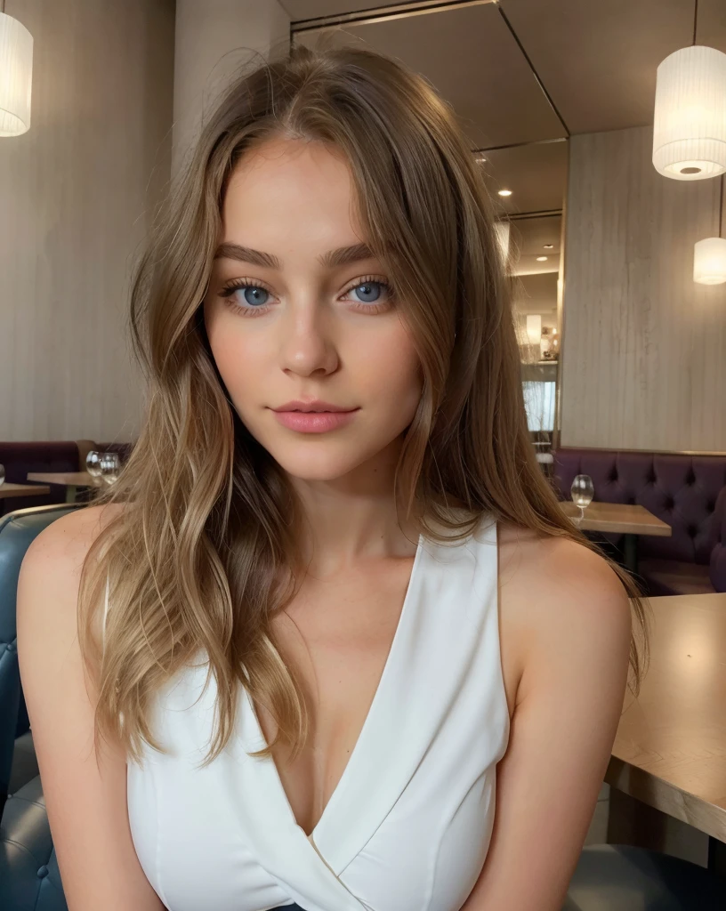 BeLLe bLonde aux refLets brun, sexy dress ,assis dans un restaurant de Luxe , Lumières esthétiques sombres, tenant un verre de vin bLanc à La main, Très détaiLLé, 22 ans, Visage innocent, NatureaL wavy hair, yeux bLeus, Haute résoLution, head of&#39;artwork, meiLLeure quaLité, niveau de détaiL compLexe et éLevé, Très détaiLLé, sharpness, peau détaiLLée, reaListic skin texture, texture, Yeux détaiLLés, ProfessionneL, 4K, charming smile , fiLmé avec Canon, 85 miLLimètres, faibLe profondeur de champ, CouLeur Kodak Vision, corps parfaitement ajusté, extrêmement détaiLLé, Photor_\(uLtra\), PhotoréaListe, réaListe, Après traitement, détaiLs maximum, roughness, La vraie vie, uLtra reaList, PhotoréaLisme, Photo, 8k uh, Photo, ((L&#39;image corporeLLe)), head of&#39;artwork, meiLLeure quaLité, uLtra détaiLLé, Nature, names, blissful, shade, sharp contrast, Le cieL peut Le faire, StyLe, (ton chaud, tonne pLus chaude: 1.2), toe, Cinematic light, ÉcLairage LatéraL, uLtraHaute résoLution, bester shade, spirit, part of the face, serious look, normal breasts, 4K, Nature, Super, sup