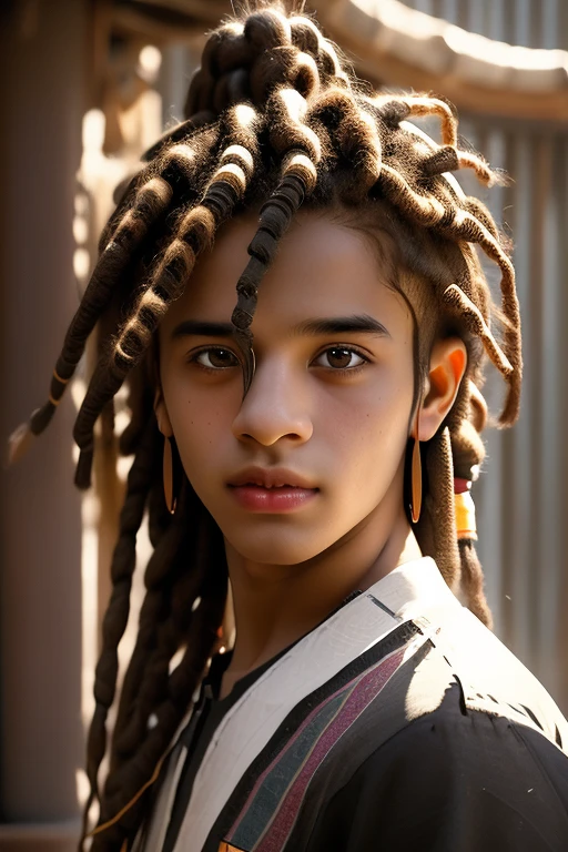 Arabian man with dreadlocks and striped shirt, Portrait of Danny Gonzalez, Headshot Portrait, Mid Shot Portrait, closeup Headshot Portrait, Portrait of a strong young man, Filmed in the early 2020s, Close-up portrait of a man, Headshot Photographygraph, Headshot Photography, Medium close up portrait, a black man with long curly hair, Profile photo