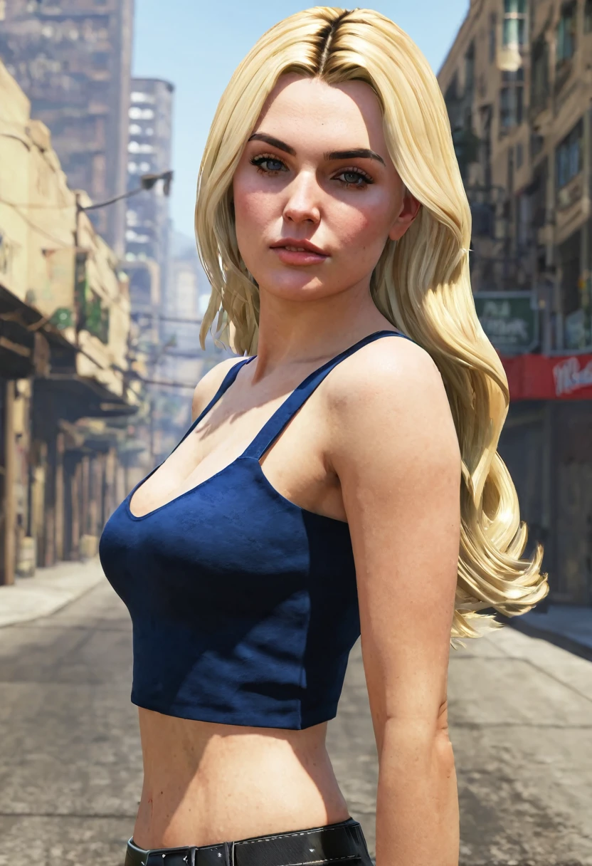 GTA 5 COVER BLONDE WOMAN MOD