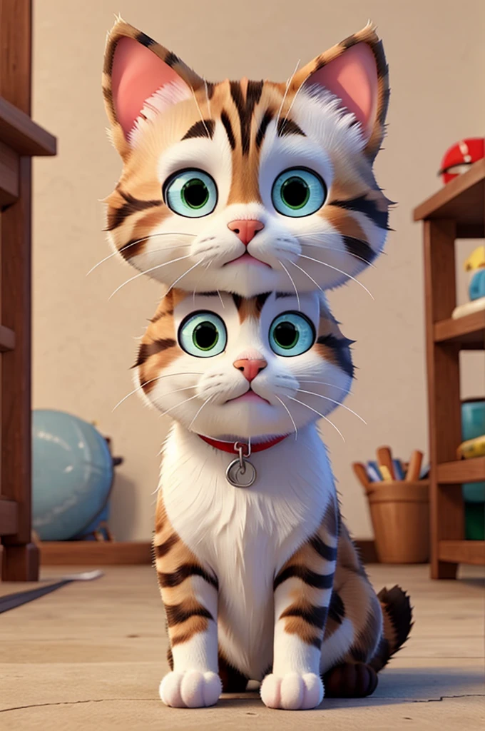 Fun mixed cat