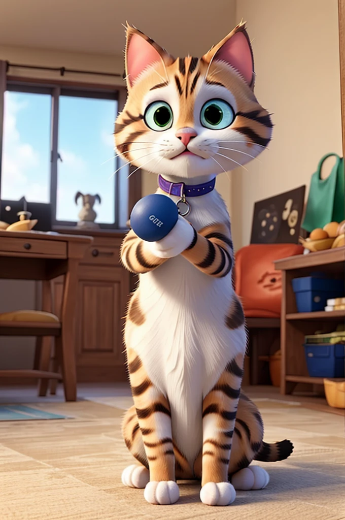 Fun mixed cat