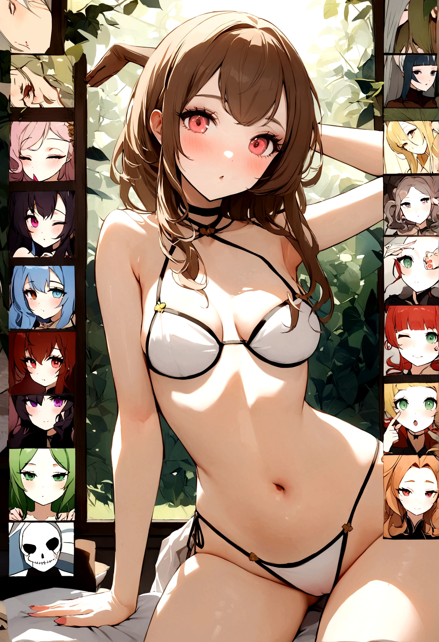 femme arafée, fille sexy aux yeux verts, portrait sophie mudd, cheveux bruns et grands yeux, yeux de la chambre, violette myers, sans maquillage, maquillage naturel, regarder directement la caméra, visage avec artgram, maquillage subtil, stunning Tout le corps shot, yeux verts perçants, bel angle, jolie fille, Tout le corps picture, Tout le corps, Tout le corps shoot, déesse brune, détail élevé, pose sexy, fond de new york