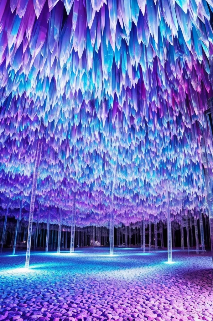 crystal caves.