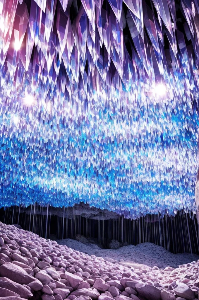 crystal caves.