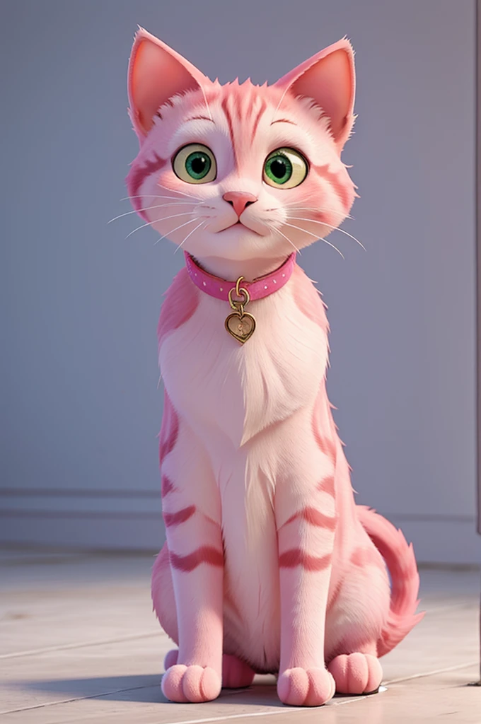 pink cat