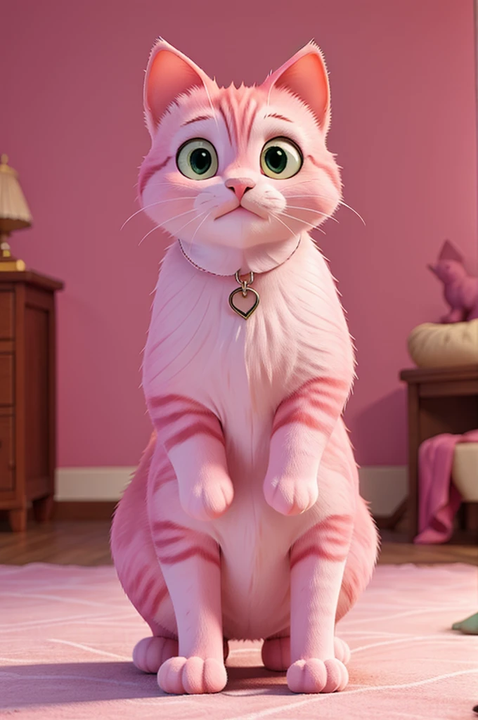 pink cat