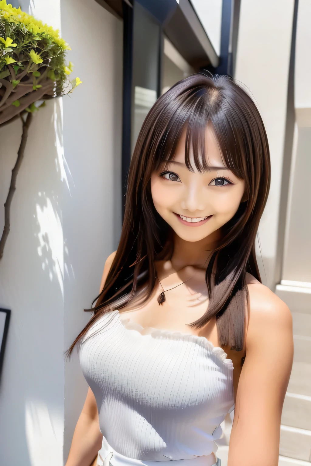 Afro-Asian woman with long hair wearing a white top, Young and adorable Korean face, Ulzzang, Girl cute beautiful face, Young and pretty Asian face, With a cute - lovely - face, Short hair, One adorable Korean face, A lovely and delicate face, Neat hairstyle with bangs, Korean Girls, Gorgeous Young Korean Woman, Jaeyoung Nam