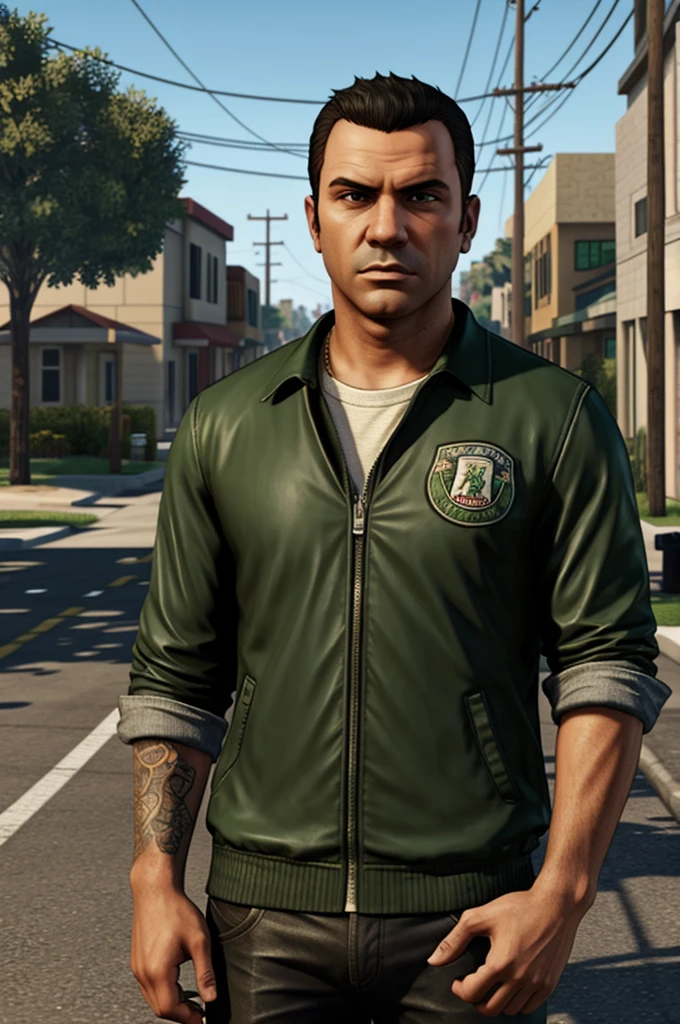 GTA grove street themed profile picture