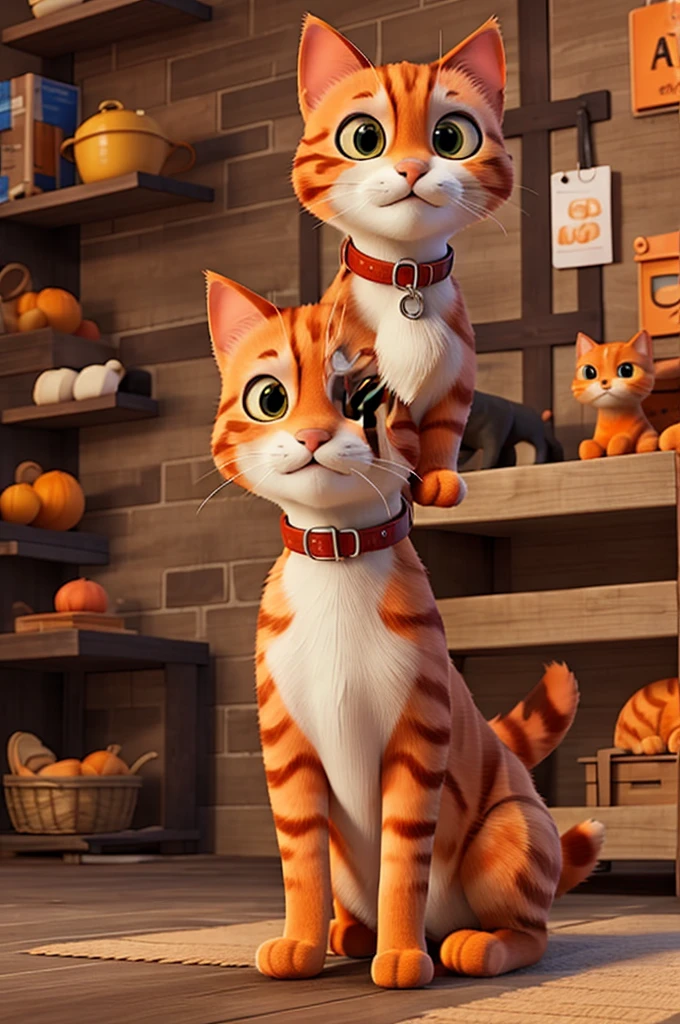 orange cat 