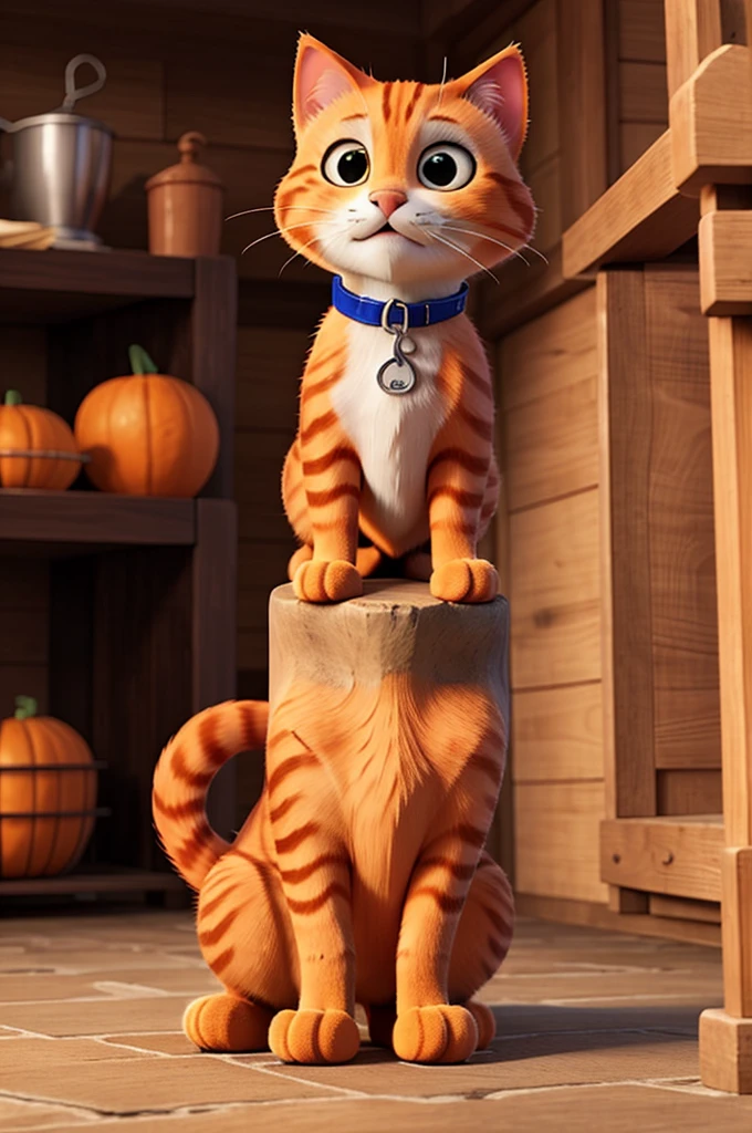 orange cat 