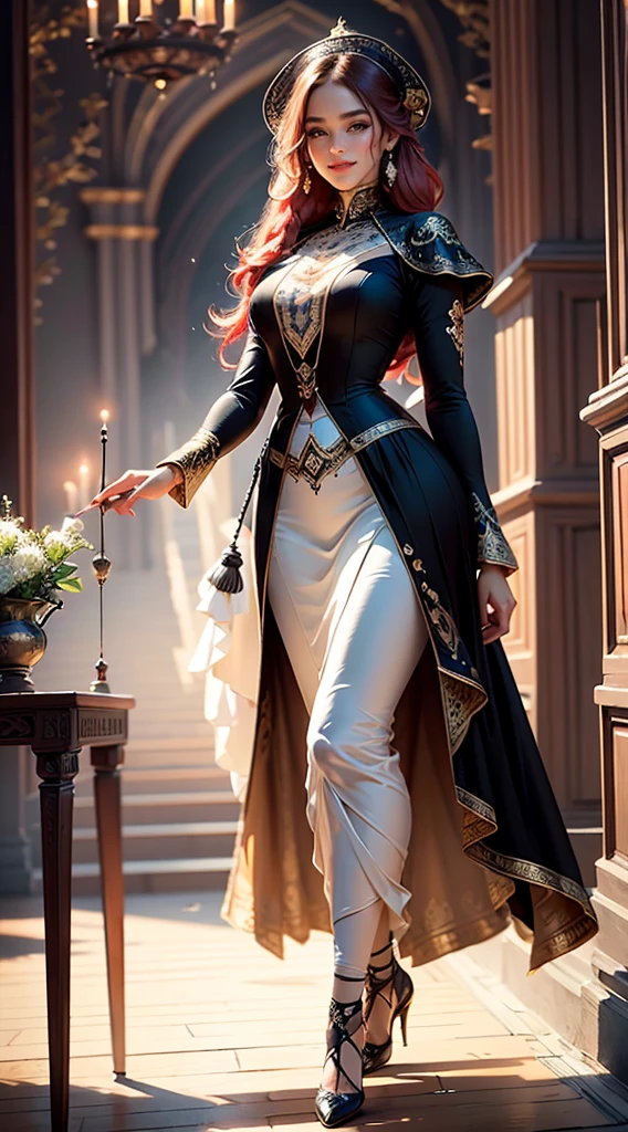 }(Masterpiece - Ultra-detailed, Very high resolution) Prepare to be enchanted by a true masterpiece that combines ultra-detailed art with high-resolution rendering. mellow +30. This work depicts a mesmerizing standing alone woman with long red-hair (1.3) and captivating purple eyes (1.2), emanating an aura of elegance and mystery in Victorian environments. standing. Walking with your feet on the ground. standing alone. Intricate details and realistic textures invite you to explore every aspect of this enchanting composition.. Woman wearing classic Victorian costume from 1878. Red lips. going, writing, lying down, standing, on your back, dynamic poses. Get ready to dive into a world where beauty and craftsmanship merge perfectly.Walking with your feet on the ground. vestindo roupas pretas, PENETRATING LOOK AND SEDUCTORY SMILE
