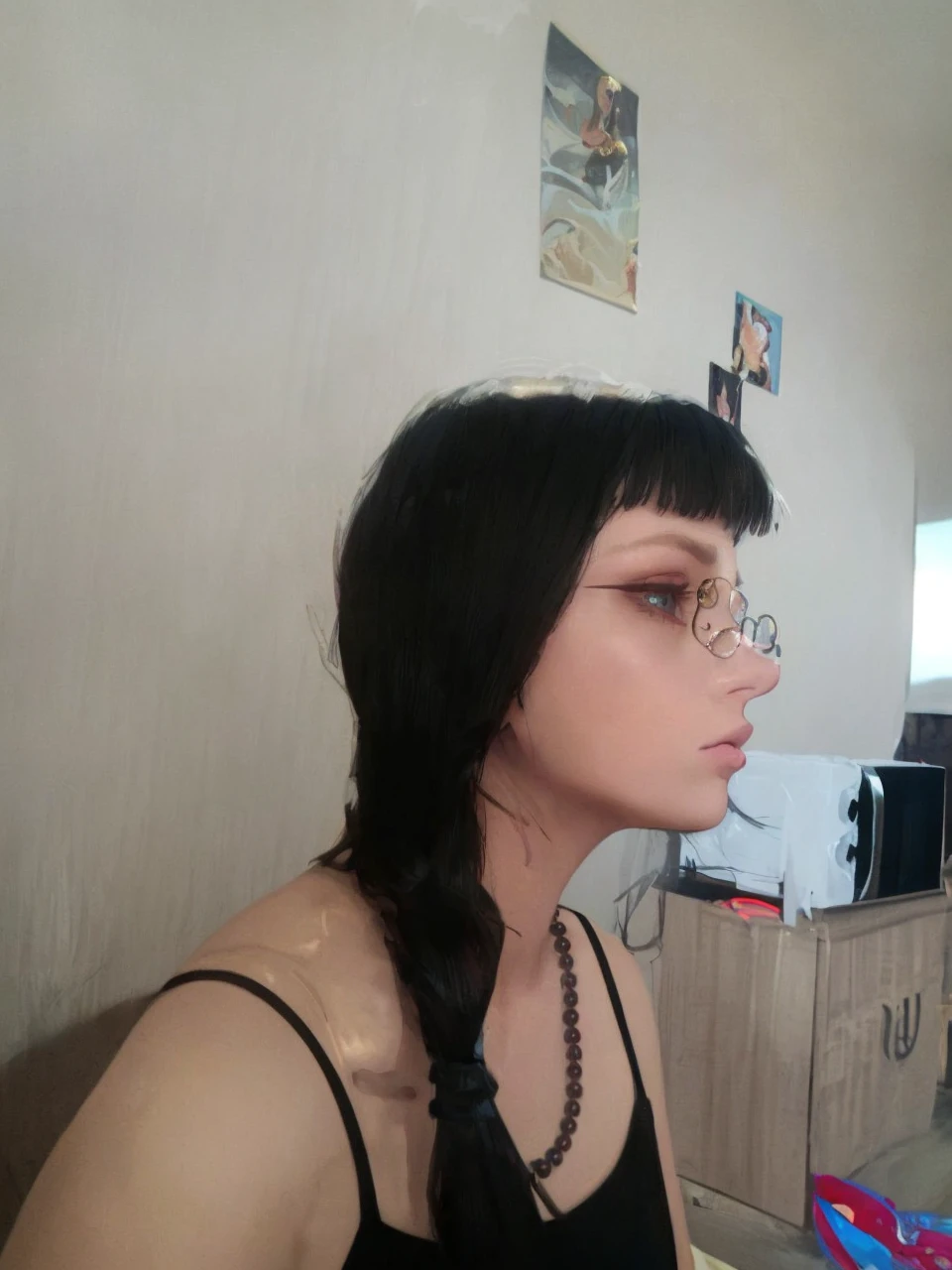 a beautiful young girl, detailed eyes, full lips, long eyelashes, elegant expression, soft skin, intricate hair strands, delicate facial features, slender neck, flawless complexion, serene look, graceful posture, luxurious jewelry, ornate headdress, gilded frame, chiaroscuro lighting, cinematic composition, renaissance oil painting style, muted color palette, warm tones, dramatic shadows, photorealistic, 8k, best quality, masterpiece, anime