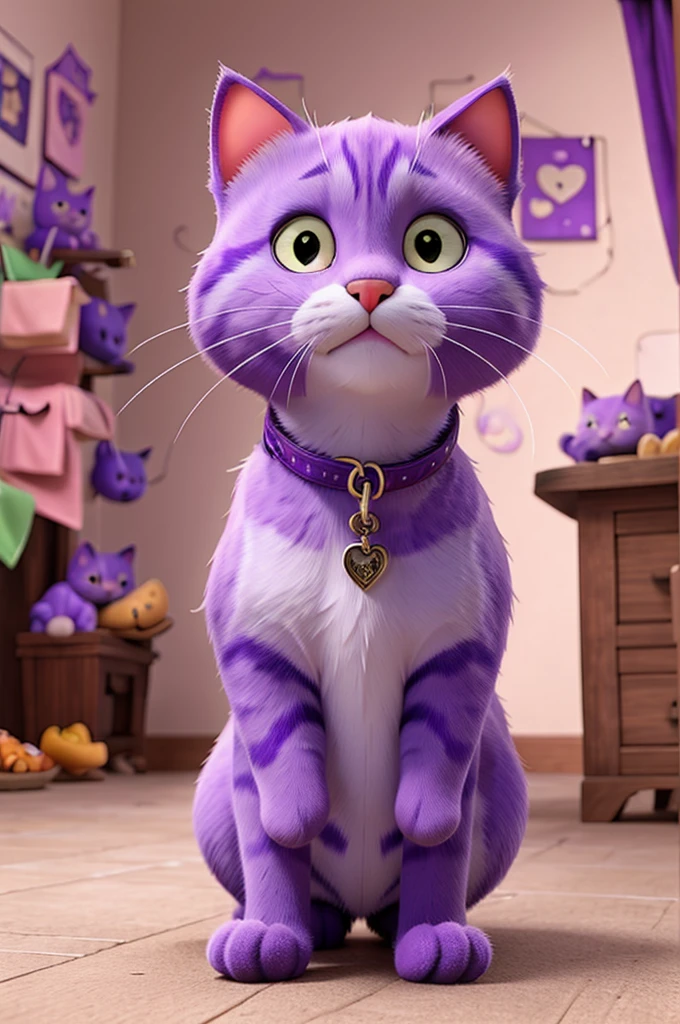 purple cat