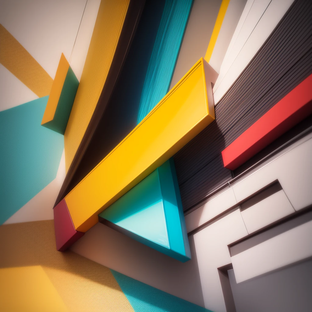 Large color block, creative illustration, high image quality