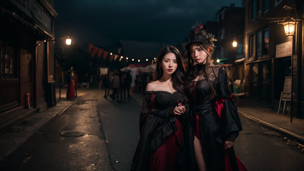 (located dramatically on victorian london slum night market flea with dramatic red lantern lights source) element detail with rustic background, dark, night scene, no-light, shade, shadow, storm night cinematic, detail environtment scenery, medium format beauty, shades, desaturate, ultra HD, taken with Fujifilm XF 56mm f/1.2 R Lens. long exposure, HDR10 8K