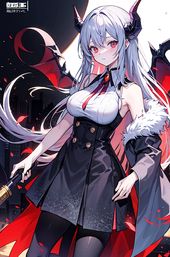 generate me a manga cover related to demons and the modern world
