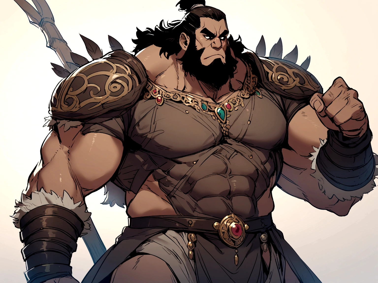 a tall barbarian
