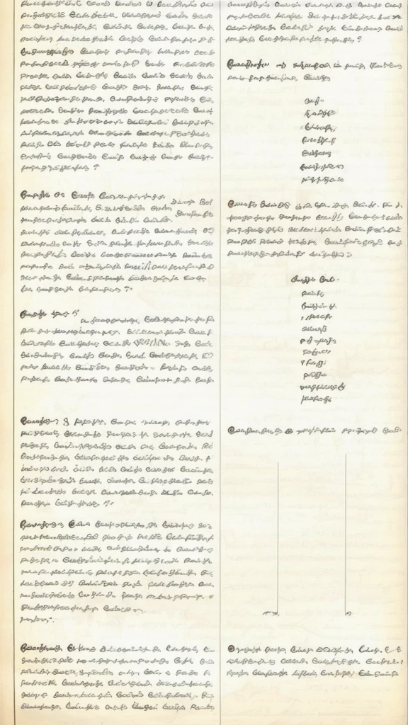 
Intricate, full-page wit strange made up language and flow charts and stuff