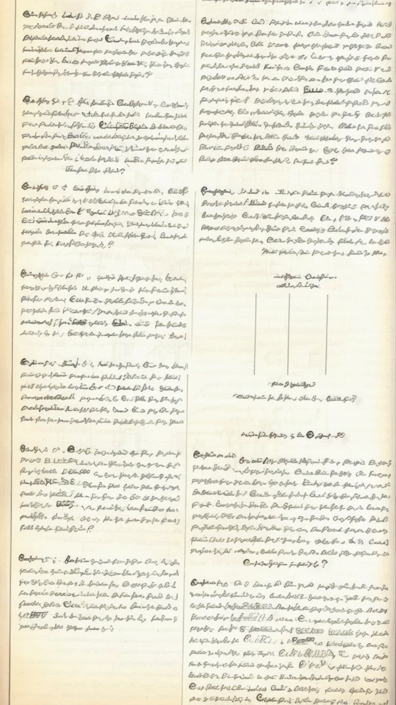 
Intricate, full-page wit strange made up language and flow charts and stuff