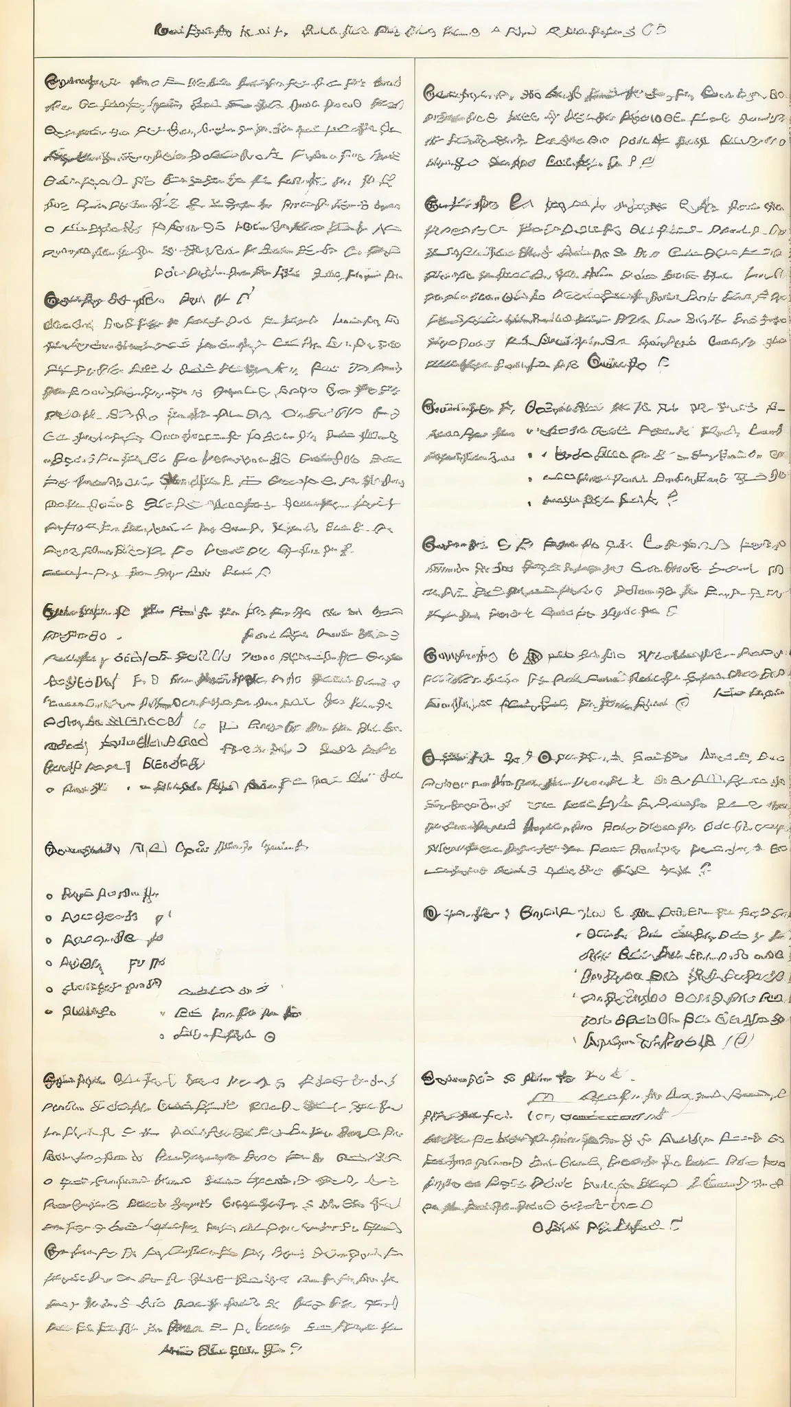 
Intricate, full-page wit strange made up language and flow charts and stuff