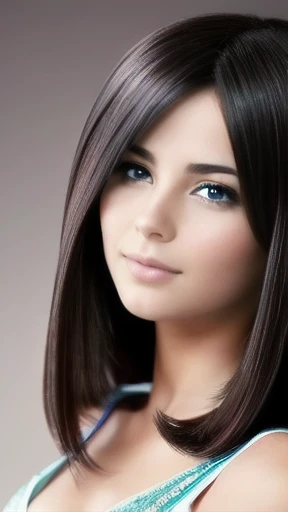 make a beautiful image of the young jew woman Stylish hair with focus on the face