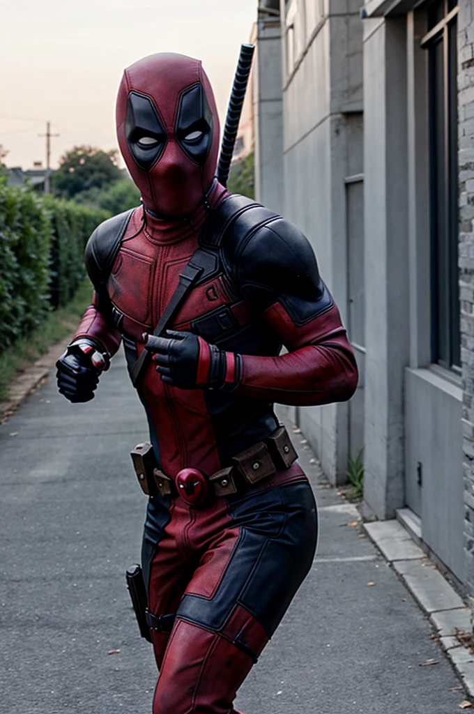 Deadpool running 