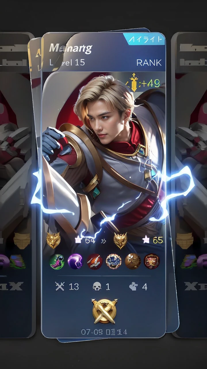 (Masterpiece: 1.2),(CGI art:1.3),(realistic:1.5),(post processing:1.3), (sharp focus:1.3), 1 man smiling, (Wear a white shirt... Blue tie), short sleeve), Navy pants, Korean guy , korean men, (High gloss details), chest muscles, Big arm muscles, blood vessel, big muscles, Broad shoulders, looking at the audience, Balancing the eyes, (The backdrop is an office.),