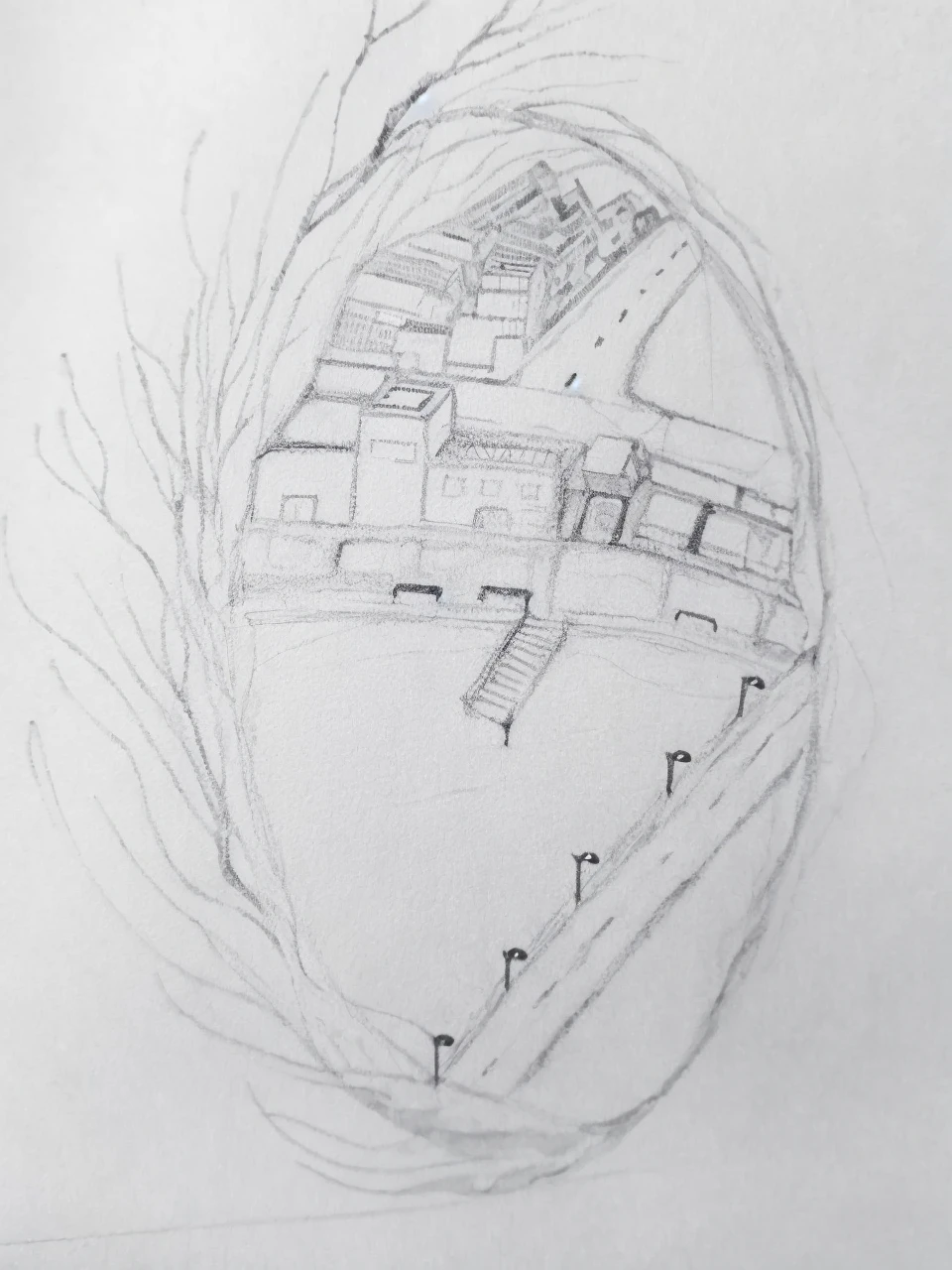 City at the portal
