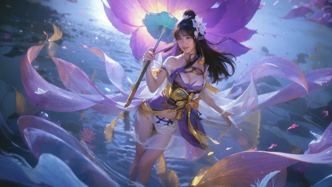 NSFW:1.5,((highest quality、8K resolution、master masterpiece、portrait)), Photoreal, 35mm film, 1 Japanese female, Upper body、on the street during the day, wrinkles around the eyes、plump body、cleavage、smile,((bikini)) , (outdoor_beach), jumbled background,look at the audience,