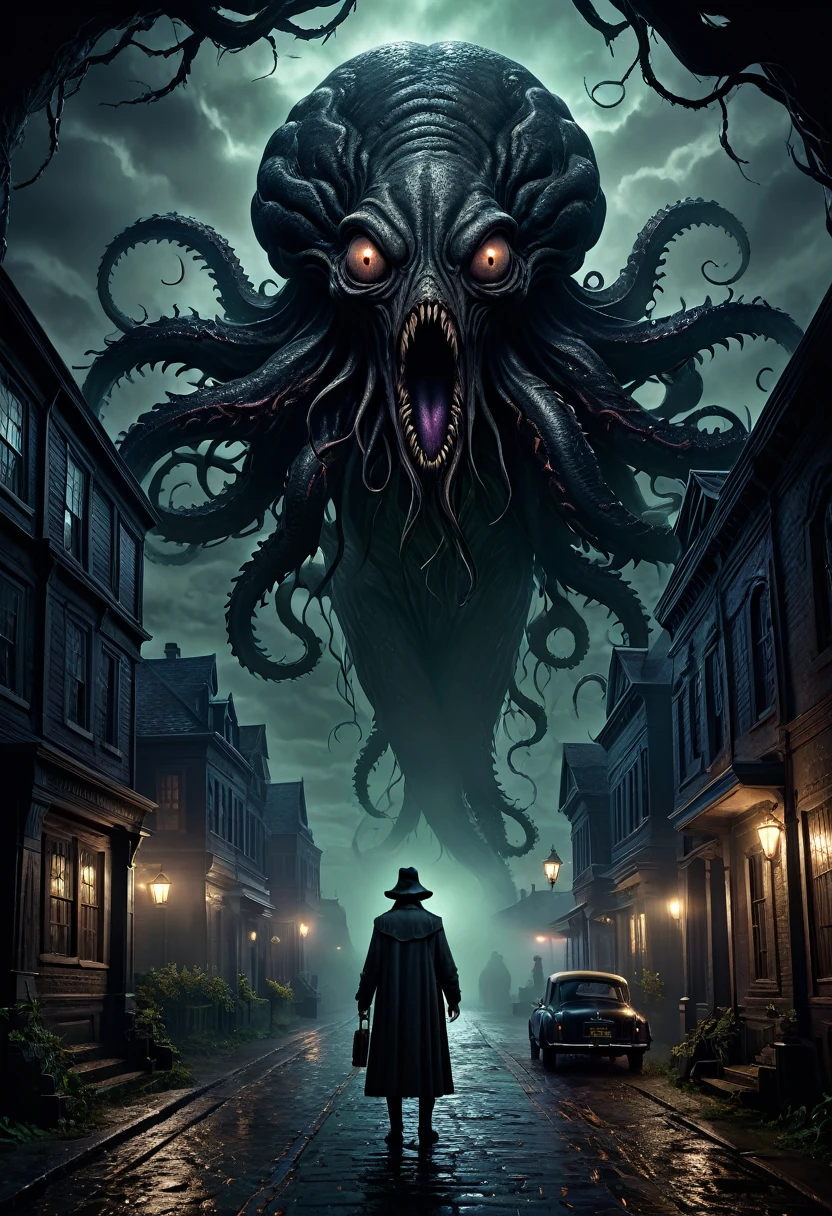 high quality 8k resolution, detailed and haunting, best quality, masterpiece, photorealistic, ultra-detailed, dramatic lighting, eerie atmosphere, dark moody colors, horror, dark fantasy, eldritch horror