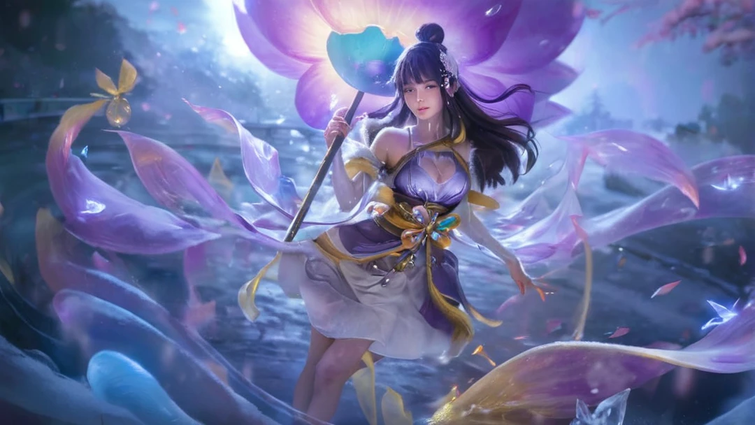 Realism, UHD, masterpiece, anatomically correct, textured skin, super detail, high details, high quality, award winning, best quality, highres, 16k, 1girl, bobcut hair, beautiful face, street, looking at viewer, hanfugirl, large breast, big breast, sleeveless tank top, bare shoulders, panties, big cleavage, heavy rain, very cold, fit thick thighs, snow on breast, panties full of snow, snow inside panties, snow between breast, snow storm, snow all over the body, snow inside tank top, wet body, wet tank top, snow on breast, snow tempest, cold wind, snow covering breast, snow on body, snow on chest, night, very cold ambient, extreme cold, cold face expression, a pile of snow inside the cleavage, snow on arms, snow on legs, fog, extreme frozen wind, extreme rain, frozen rain, frozen air, snow on arms, snow on shoulders, snow on thighs, snow on panties, snow on face, frozen body, frozen tank top, wet panties, frozen panties, wet clothes, wet hair, ice inside cleavage, ice, on breast, ice on legs, ice on belly, ice on face, ice on body, breast full ice