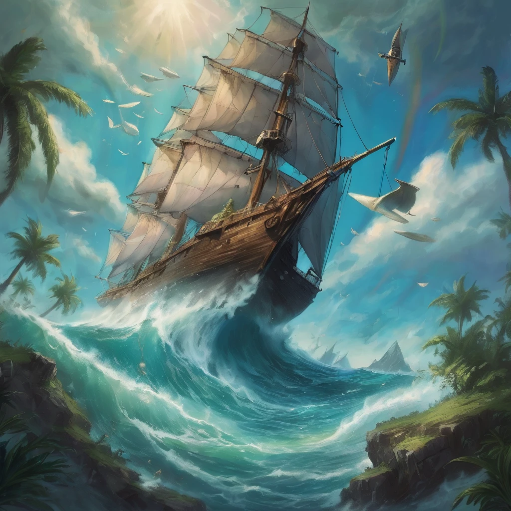 Bermuda triangle fantasy artwork  