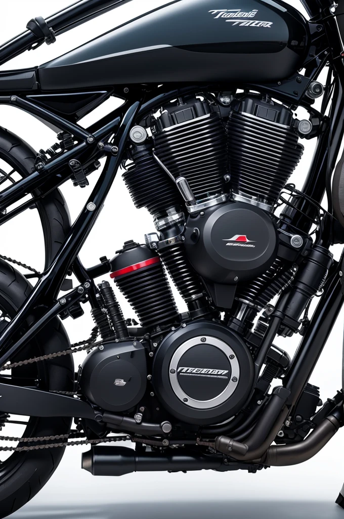 Create a motorcycle with 6 cylinders and that is technological