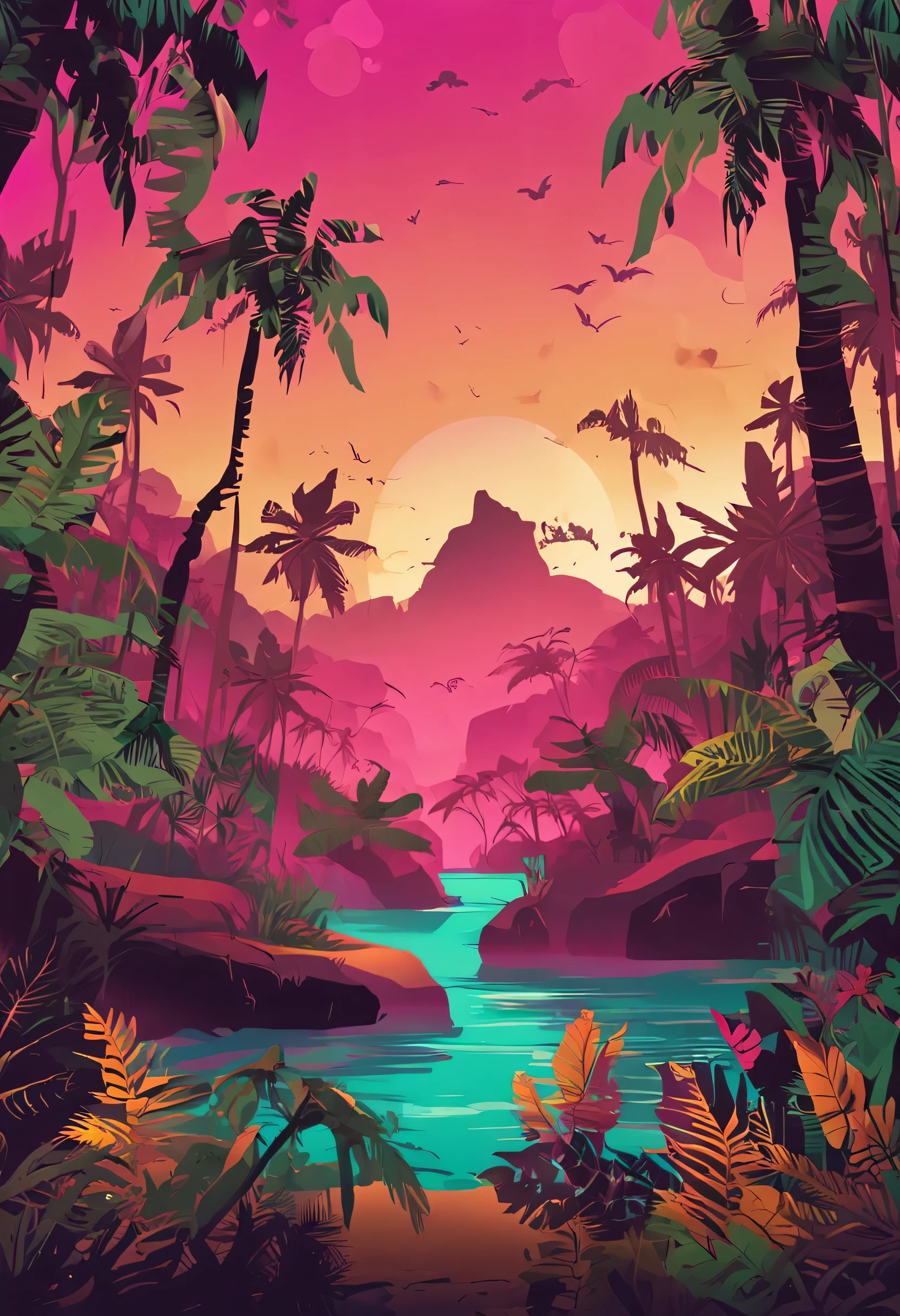 a logo written jungle spirit