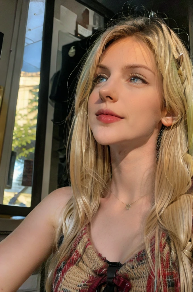 facing the front