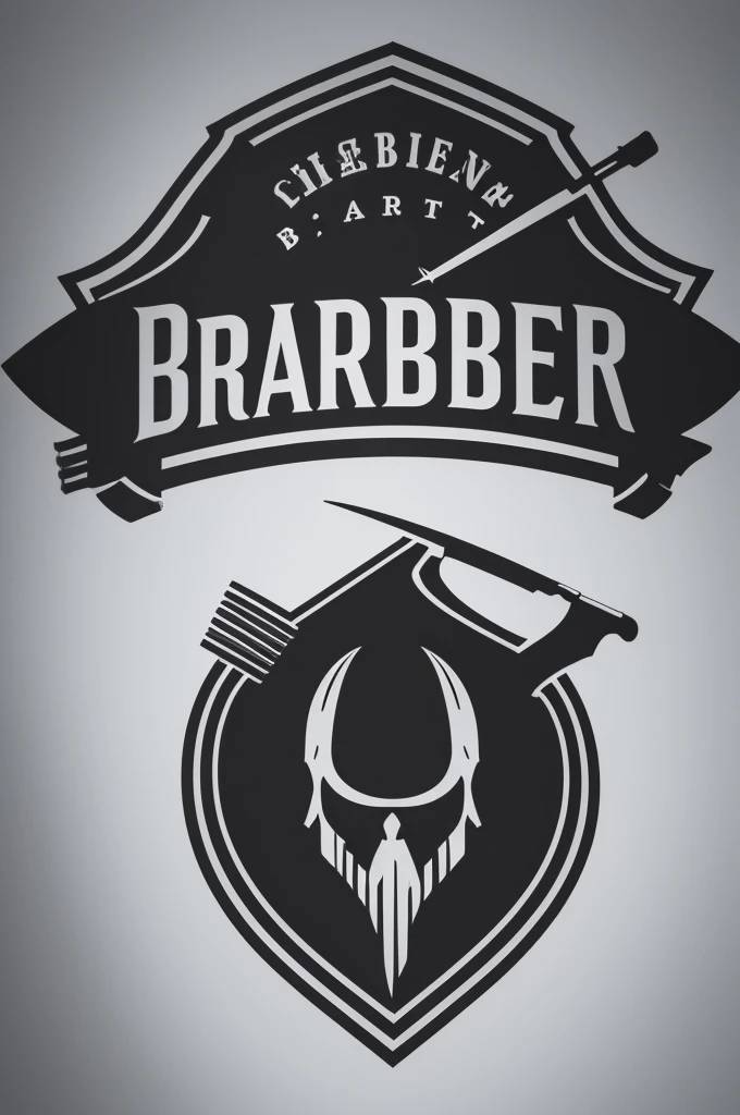 Barber branding logo