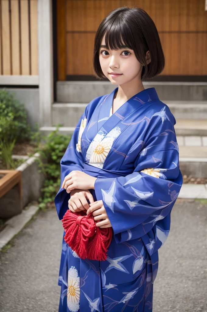 Kanna Hashimoto in a yukata