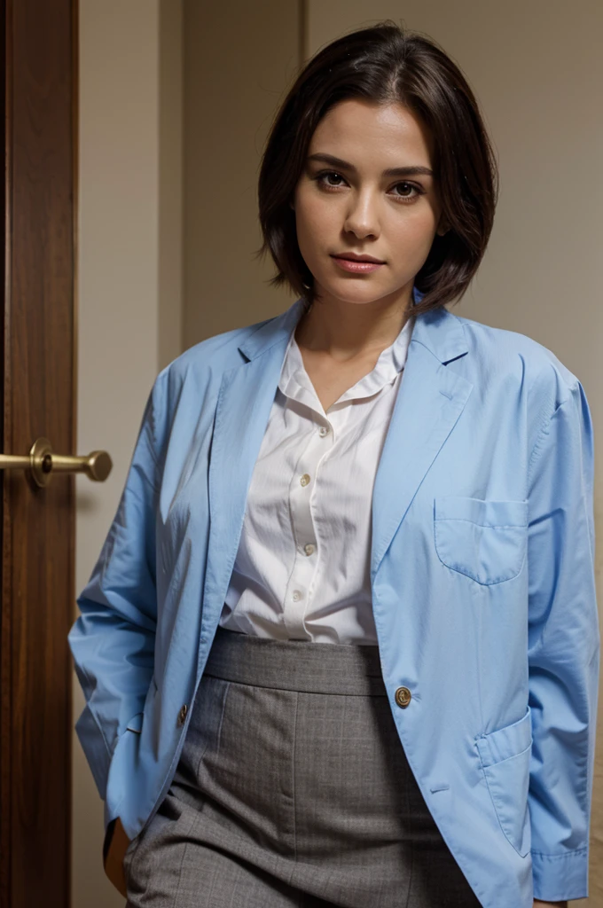 in lawyer clothes, What would this character look like above??