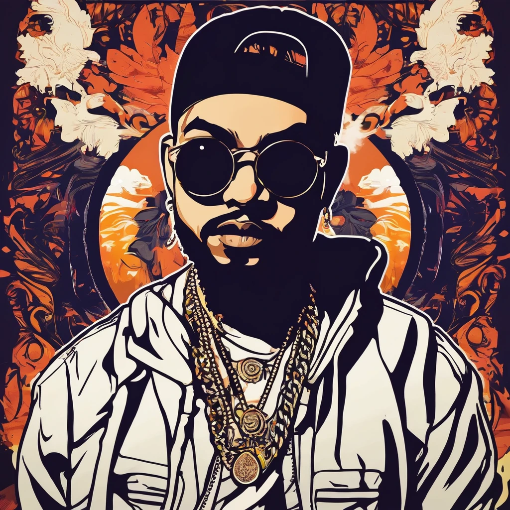 make a artist logo for a indian rapper