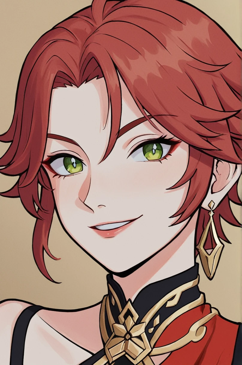 punctuation_9,
Uneven Eyes,
evil smile, 1 girl,
parted lips, drlight smile,
tilt your head,
John \(impacto genshin\),
high resolution, work of art