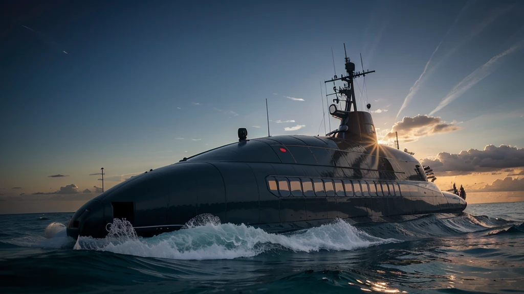 generate photo of viic class submarine