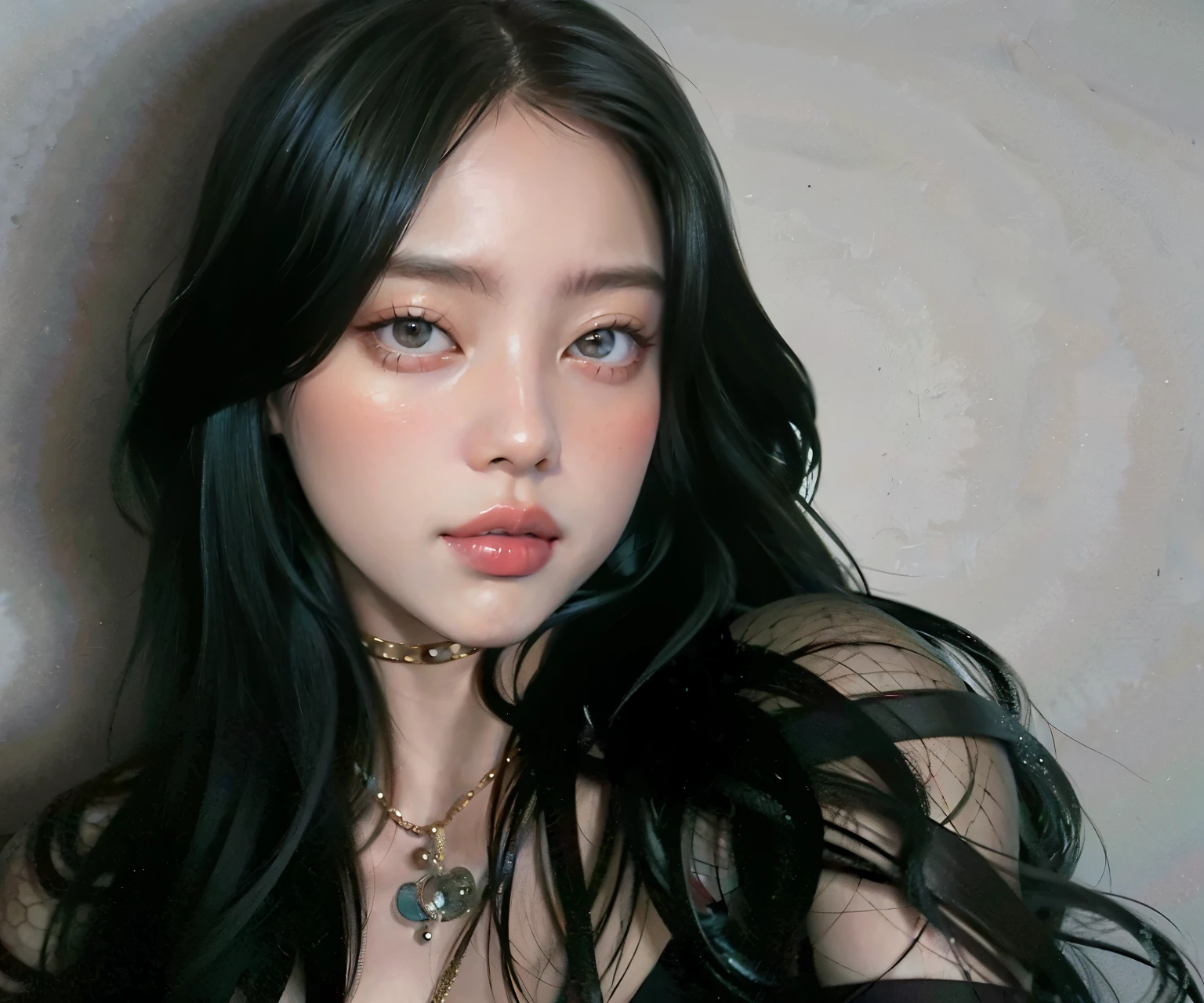 Jenni Blackpink HD with cute lips and huge, an Asian adult woman , beautiful hair, Arms pretty , seios grandes , fleshy lips, olhos bonitos, olhos bem bonitos, cabelo bem preto