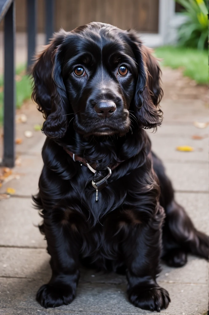 black american cocker spaniel
